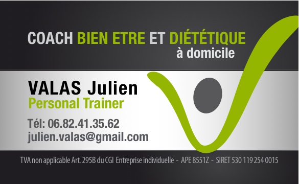 carte de visite coach sportif